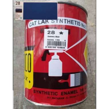 Cat Minyak Kayu Dan Besi Emco Warna Semeru Blue 1 Kg