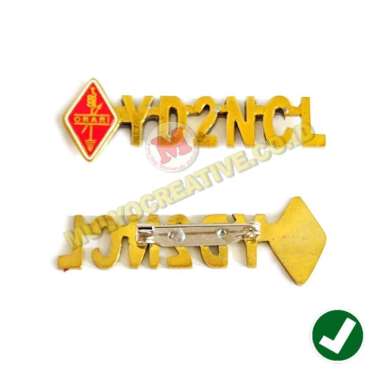 Lencana Orari - Pin Orari - Lencana Logo Orari Pengait Peniti Mulyocreative