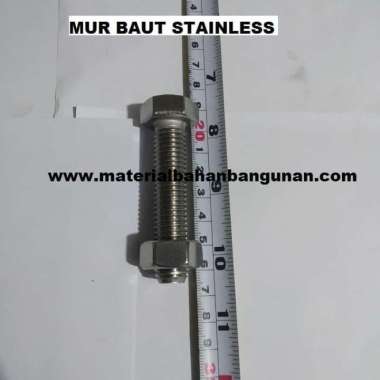 GROSIR Mur Baut Stainless m 14 x 65 mm Kunci 22 Hex Set Screw Depok