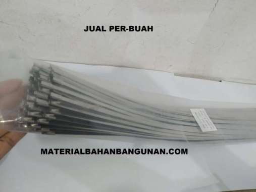 Sabuk Marker Ties 50 cm Kabel Ties Stainless Self Locking Zip 1 buah