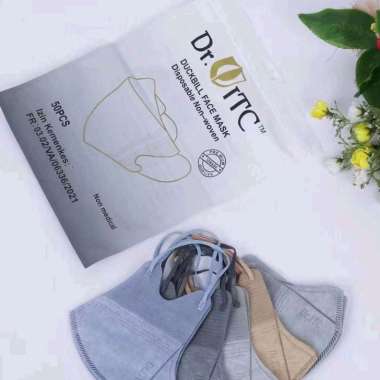 Dr.ITC Masker Duckbill Warna Pastel isi 50 pcs Matcha