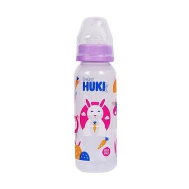 Huki Baby CI0329 PPSP Round Botol Susu Anak [240 mL] PURPLE