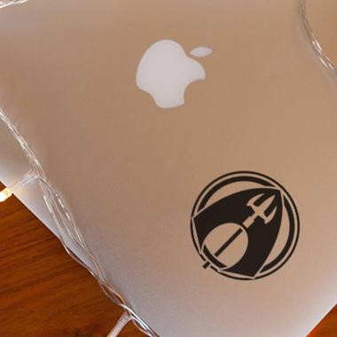 Grapinno Aquaman Logo Decal Sticker Laptop for Apple MacBook 13 Inch hitam