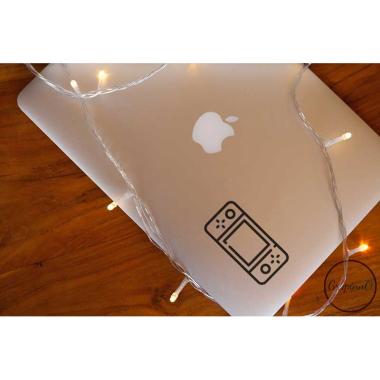 Grapinno Nintendo Switch Decal Sticker Laptop for Apple MacBook 13 Inch hitam