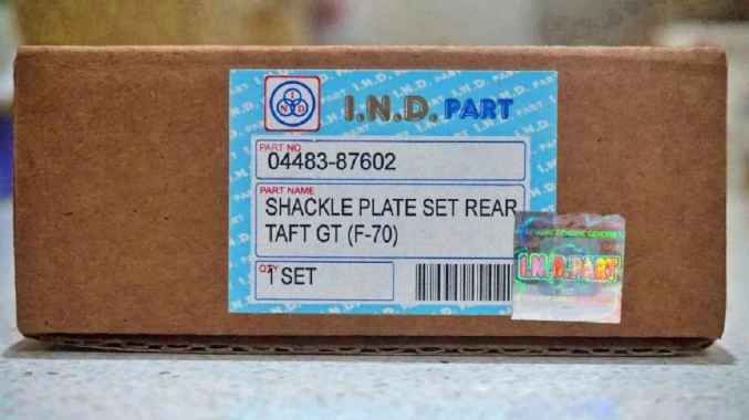 SHACKLE PLAT SET REAR F70 F50 TAFT GT HILINE ANTING PER BELAKANG
