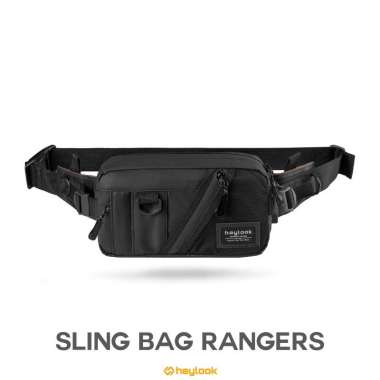 HEYLOOK Official - Tas Selempang Pria Rangers Waist Bag Sling Bag Water Resist Heylook BLACK