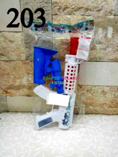 Mainan Anak Laki Laki Tembak Panjang Baterai 203 / Tembak Baterai