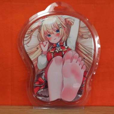 Hololive Akai Haato 2021 Birthday Feet Mouse Pad Mousepad
