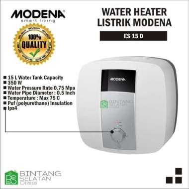 WATER HEATER LISTRIK MODENA 15LITER ES 15 D ORI