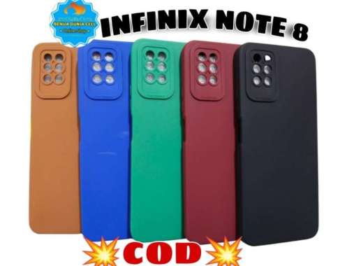 Infinix Note 10, Note 8 Softcase Pro Kamera Pc Infinix Note 8 / Note10 NOTE 10 - COKLAT-RANDOM