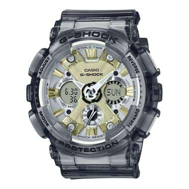 Jam Tangan Wanita Casio G-Shock GMA-S120GS-8ADR Metallic Shine Digital Analog Dial Grey Transparent