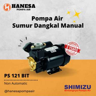 Shimizu PS 121 BIT Pompa Air Sumur Dangkal Non Otomatis