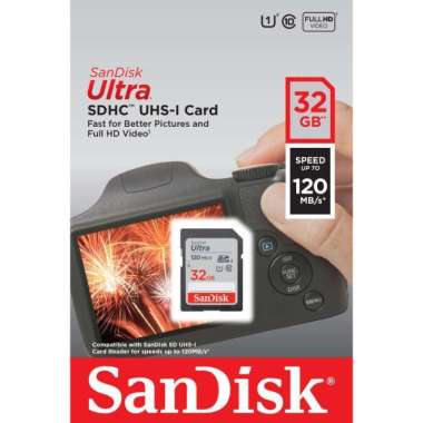 Gudang Digital Memory SD SanDisk Ultra 32 GB 120 MB/s
