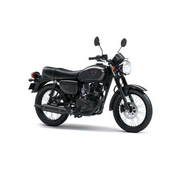 Kawasaki W175 SE Black Style Sepeda Motor [OTR Jabodetabekser] No Ebony JADETABEKSER