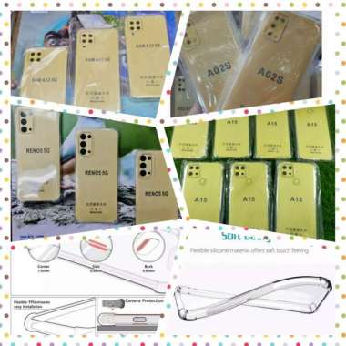 Softcase Anti Crack Oppo A15 2020 - Untuk Samsung A01 - A10 - J2 Prime Oppo A15