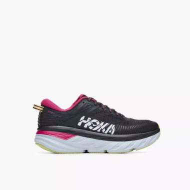 Hoka BONDI 7 Women's Running Shoes - HKE1110519BG|Sepatu Olahraga Wanita 39 1/3 Blue Graphite
