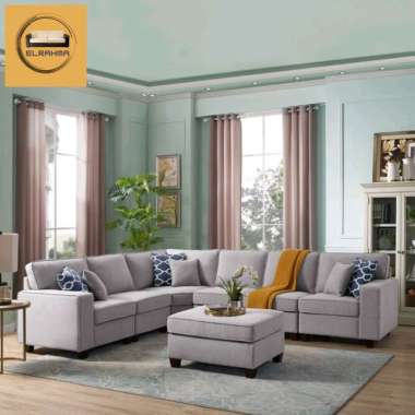 sofa minimalis sudut modern elegant cantik