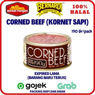 Bernardi Corned Beef Kornet Daging Sapi / Rendang Daging Sapi 190 gr Corned Beef (Kornet Sapi)