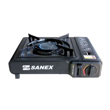 Kompor Gas Portable Sanex SN-885 - Desain Minimalis, Mudah Dibersihkan, Pemantik Piezoelectric