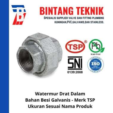 Watermur 1" inch Besi Galvanis TSP Galvanis