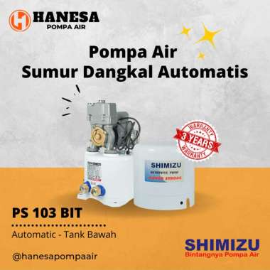 Shimizu PS 103 BIT Pompa Air Sumur Dangkal Otomatis