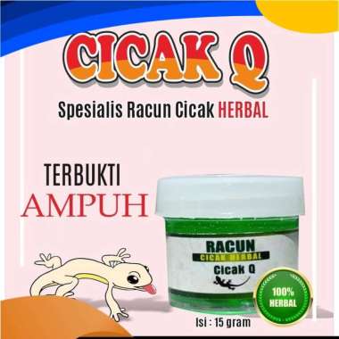 Racun Cicak CICAK Q Racun Cecak sekali jilat cicak tewas C29 CICAK Q 15 GRAM