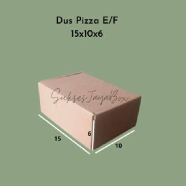 Dus Packaging/Box Pizza/Puding Polos E flute uk. 15x10x6 cm