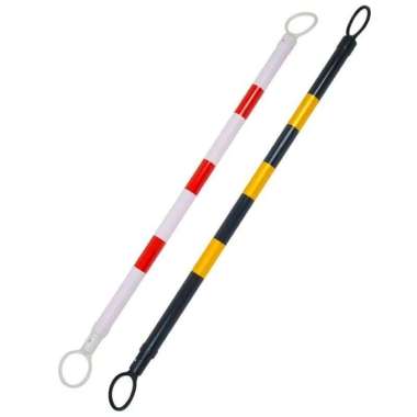 Safety Cone Bar Pengaman Jalan Penghalang Jalan Retractable Kuning & Hitam