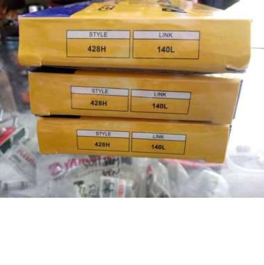 Rantai GOLD/EMAS 428H 140 FUKUKAWA PANJANG UNIVERSAL SEMUA MOTOR