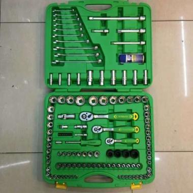 Tekiro kunci sok set ukuran1/4"-3/4"-1/2. 120 pcs (plastik) Multicolor