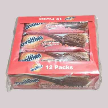 Ovaltine Chocolate Malt Cookies Biskuit [12 sachet]