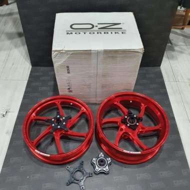 Velg OZ Racing OZGass Kawasaki ZX25 Forged Rims Double Disc Ori Italy
