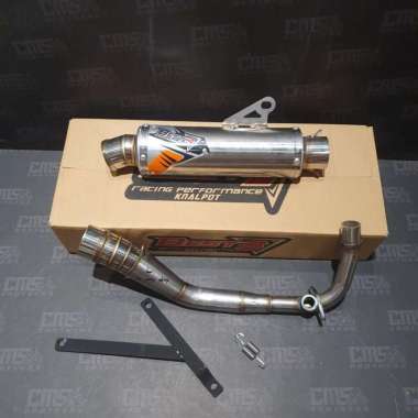 Knalpot Vespa Best 3 Vespa Iget i-get 3V Long Bulat Inlet 50 Original