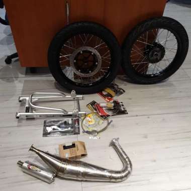 Velg Aloy CRV Set Rxking Swing Arm Thor Gear Set Knalpot Creampie king