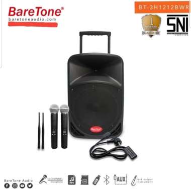 Speaker Portable Meeting Wireless Baretone 12 BWR 4BH MIC WIRELESS