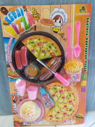 MAINAN MAKANAN PIZZA SET MAINAN MASAK MASAKAN MAINAN ANAK PEREMPUAN OCT2222