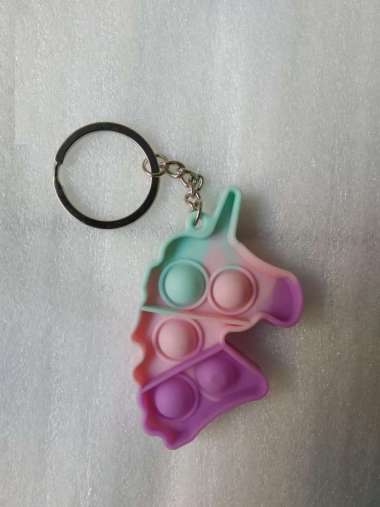 MAINAN POP IT KEKINIAN GANTUNGAN KUNCI POP IT POP IT MIN UNICORN