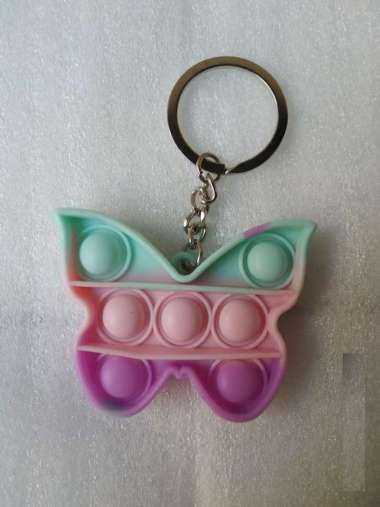 MAINAN POP IT KEKINIAN GANTUNGAN KUNCI POP IT POP IT MIN BUTTERFLY