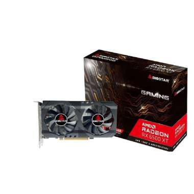 Biostar RX 6500 XT 4 GB GDDR6 PCIe 4.0 Dual Fan