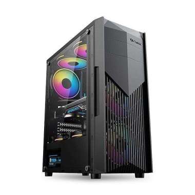 Raptor Black Strike 1650 Free 2 Fan RGB ATX Gaming Case