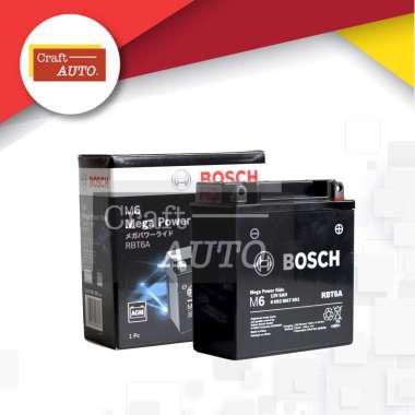 Aki Motor Mio Sporty, Mio Smile, Mio Karbu, Supra Lama Bosch RBT-6A