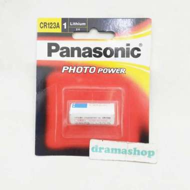 Baterai Batre Photo CR123A CR 123 3v 3 v Panasonic