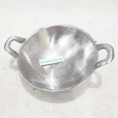 Wajan kuali penggorengan telur gulung kecil mini lubang dasar dalam