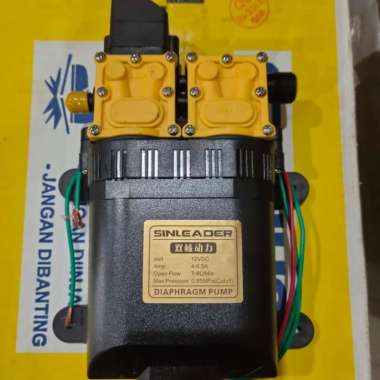 Paket Sinleader Double Pump 130 Psi Komplit Konektor 5/16"