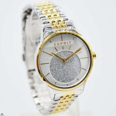 ESPRIT ES1L026M0065 - Jam Tangan Wanita Original - Combi Silver Gold