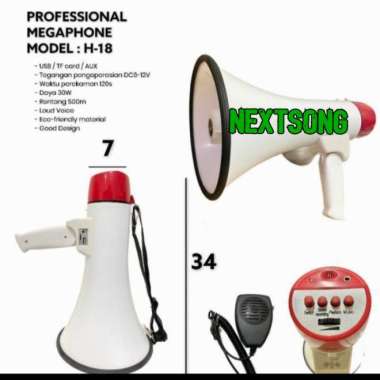 Megaphone Firstclass H 18 Horn Corong Toa Fc H 18