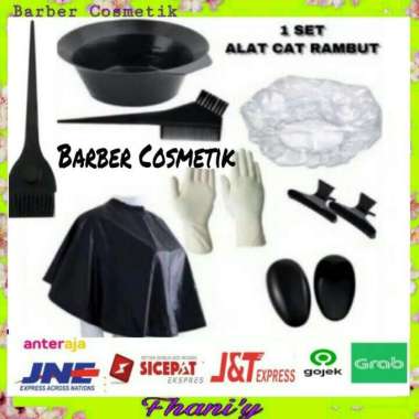 satu set alat cat rambut semir rambut smothing rambut pewarna rambut