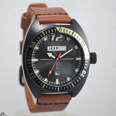 JEEP JPS50203 - Jam Tangan Pria Kulit Original - Brown