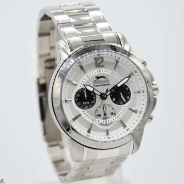 SLAZENGER SL.9.6007.2.02 - Jam Tangan Pria Original - Silver