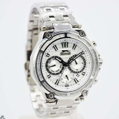 SLAZENGER SL.9.6170.2.04 - Jam Tangan Pria Original - Silver